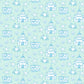The Boys' Jack Pajama Set by Lila & Hayes features a seamless pattern of blue sandcastles, boats, crabs, starfish, shells, and waves on light blue Pima cotton—perfect for cozy long-sleeved comfort.