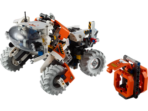 Set off on interplanetary adventures with the LEGO® Technic™ Surface Space Loader by Legos - Toyhouse. It features robust tires, a stylish transparent cockpit, and a detachable equipment module, making it ideal for daring explorations across uncharted terrains.