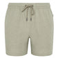 The Onia Air Linen Pull-On Short for men features a light khaki color, stretch waist, drawstring closure, and side pockets, shown against a white background.