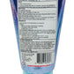 A tube of Sunshine Glitter Sea Star Sparkle SPF 50 Sunscreen showing the back label with drug facts, ingredients, and usage instructions against a colorful background, highlighting UVA/UVB protection.