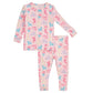 The Magnetic Me Baby and Kids' Party Animals Glow in the Dark Modal Magnetic PJ Set features soft modal fabric, fun animal and heart prints, and magnetic fasteners for easy dressing and extra comfort.