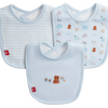 Nursery Nostalgia Modal Bib 3-Pack - Blue