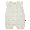 Baby Girls' Modal Ruffle Sleeve Romper - Penguin Pints