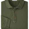 Peter Millar Lava Wash Long-Sleeve Polo - Military - FINAL SALE