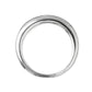The Nanna Ring by Lie Studio is a smooth sterling silver ring featuring a subtle irregular bend near the top, displayed against a plain white background.