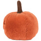 The Jellycat Ooky Jack O’ Lantern is a round, orange plush toy designed to look like a pumpkin with a brown stem on top. Its soft and fuzzy surface makes it an ideal companion for any Halloween party or Jack O’ Lantern display.