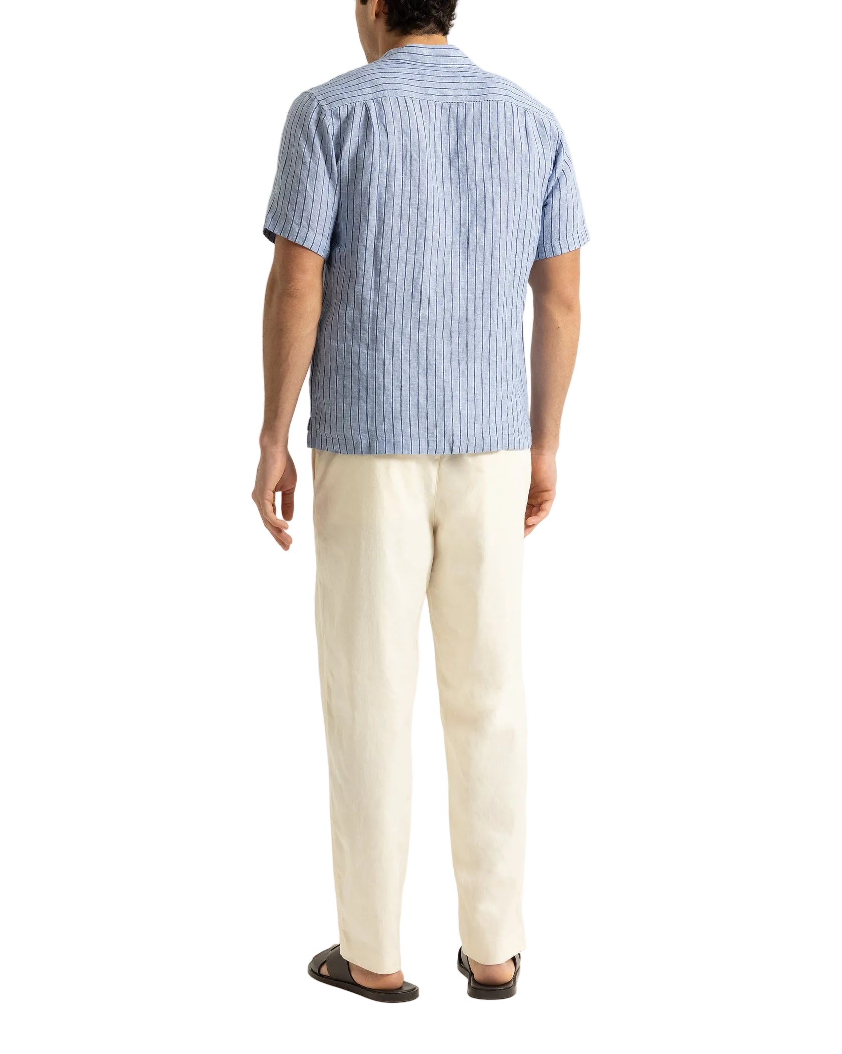 Orlebar Brown Maitan Lino Stripe Shirt