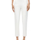 A person wears the Adam Lippes Kit Pant with a sleeveless white top and pointed-toe shoes, standing against a plain white background to showcase a sleek, modern silhouette.