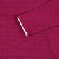 A close-up of the Konges Slojd Baby Girls' and Girls' Roli Blouse, featuring long magenta ribbed sleeves, a white heart near the neckline, and white-trimmed cuffs—an ideal everyday piece.