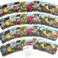 Eeboo’s Dinosaur Rummy Playing Cards is a family-friendly game featuring colorful, illustrated dinosaurs arranged in four curved rows, plus an instructions card—perfect for enjoying a fun round of Dinosaur Rummy together.