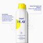 A can of Supergoop Play Antioxidant Mist SPF 50 with Vitamin C, 3 fl oz, is shown; this sunscreen spray offers vitamin C for glowing skin and water-resistant protection.