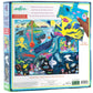 The back of the Eeboo "Within the Sea" 48 Piece Puzzle box displays a vibrant underwater scene, details about the puzzle, and a poem—making it a fun and educational activity for kids.