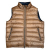 Ultralight Nylon Reversible Vest - Navy/Carmel