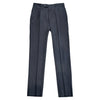 Slim Fit Front Wool Pants - Asphalt