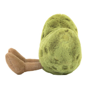 The Jellycat Amuseables Pickle is a plush toy shaped like a green pickle with a quirky look, perfect for adding cheerful charm to any space.