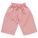 The Pink Chicken Girls' Theodore Pant features an elastic waist and drawstring, designed in a loose, wide-leg fit.