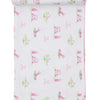 Kissy Kissy Fairway Foursome Printed Blanket - Pink