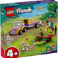 The LEGO® Friends Horse and Pony Trailer set from Legos - Toyhouse includes a vehicle towing a horse and pony trailer, a small fence setup, two minifigures, and 105 pieces for endless riding trip adventures. Perfect for ages 4 and up.