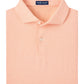 Peach-colored Albatross Cotton Blend Piqué Polo from Peter Millar, featuring a collar, two buttons, and wrinkle-resistant Pima cotton.