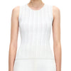 Brynn Top Compact Jacquard - Ivory