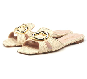 Alvara Raffia Sandal