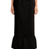 Matilda Column Skirt - Black