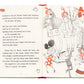 An open book from Abrams, titled "Rosie Revere & the Raucous Riveters - Book One," features an illustration of people singing and playing musical instruments, with the left page text describing a vibrant scene involving Rosie Revere and her lively neighbors.