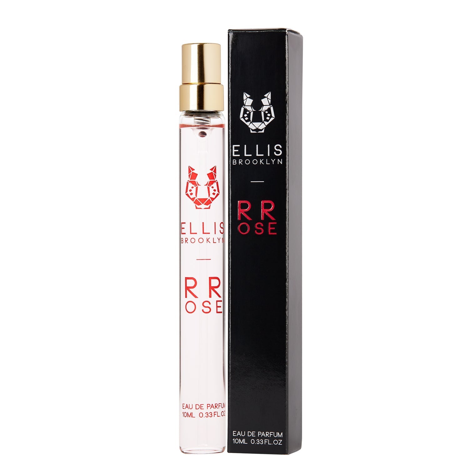 A bottle of Ellis Brooklyn Eau de Parfum Travel Spray 10ml in a box.