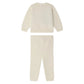 The Bonpoint Baby Boys' Leandre Hand-Embroidered Set—sweater and pants—laid flat with the back side facing up.