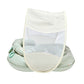 The Sunnylife Sammy Seagull Interactive Baby Float features a pale green color with white accents and printed patterns, an attached UPF40 canopy for sun protection, a comfortable headrest, and a safety harness for secure water use.
