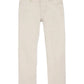 The Sid Mashburn Clift Straight Leg Jean in light beige stretch denim features a five-pocket design and belt loops, displayed flat on a white background.