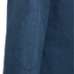 Close-up of a blue Portuguese chambray sleeve on the Sid Mashburn Butcher Jacket, featuring an oval reinforced elbow patch.