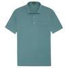 Short-Sleeved Pique Polo - River