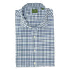 Spread Collar Sport Shirt - Bluegrass Gingham Poplin