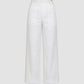 The Sailor Pant by Callas Milano features a high-waisted, wide-leg cotton twill design with front patch pockets and a button closure, shown against a plain gray background.