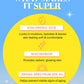 Infographic featuring Supergoop Glowscreen SPF 40 in Golden Hour, showcasing hyaluronic acid, niacinamide, and broad-spectrum SPF 40 for all-day hydration and a radiant finish, set on a yellow circle background.
