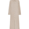 Showtime Cashmere Shirt Dress - Taupe