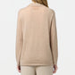Model wears the Showtime Cashmere Shirt and matching pants by Guest in Residence, shown from the back against a plain white background.