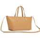 The Mini Everyday handbag by Mansur Gavriel is crafted from luxurious Italian spazzolato leather and includes two handles plus a detachable, adjustable crossbody strap for versatile styling.