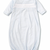 Kissy Kissy Sack Gown with Hand Smocked - Lt Blue