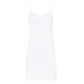 Introducing the Hanro Ultralight Bodydress from Hanro USA—a simple, ultralight daywear slip dress in white, crafted from quick-drying, mercerized cotton and featuring thin spaghetti straps with a V-neckline.