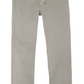 The Sid Masburn Garment Dyed Field Pant, from the brand Sid Mashburn, is a pair of slim-straight trousers in light beige. They are crafted from lightweight cotton twill and feature a button-and-zipper closure, belt loops, and two front pockets when laid flat.