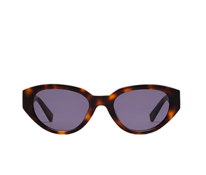 The Meli Icons Sunglasses by Jimmy Fairly are cat-eye frames in tortoiseshell premium cellulose acetate with dark tinted lenses, displayed against a white background.
