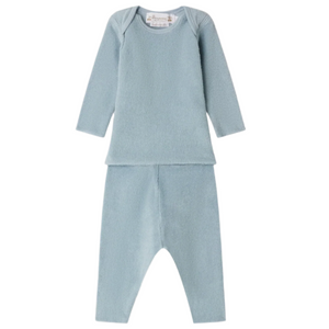 Baby Boys' Timi Grey American-Neck Terry Set in Organic Cotton