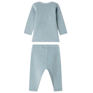 Baby Boys' Timi Grey American-Neck Terry Set in Organic Cotton