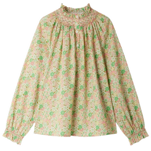 Girls' Pétale Smocked Blouse made with Liberty Fabrics in Organic Cotton