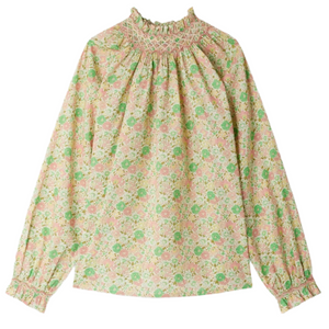 Girls' Pétale Smocked Blouse made with Liberty Fabrics in Organic Cotton