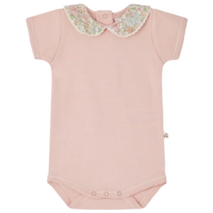 Baby Girls' Cygne Bodysuit with Liberty Collar