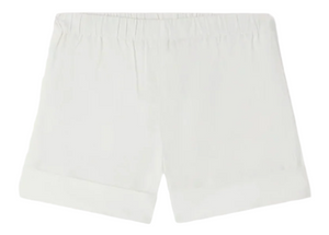 Baby Girls' and Girls' Ecandy Shorts in White Poplin