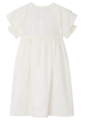 Girls' Elyne Poplin Dress with English Embroideries